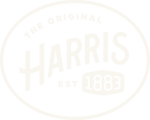 logo harris coffee white large
