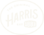 logo harris coffee white