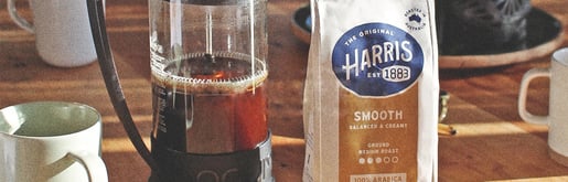 harris coffee our coffee banner desktop